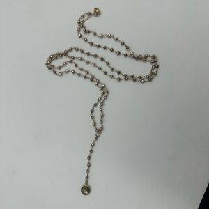 Hematite Labradorite Sterling Long Necklace